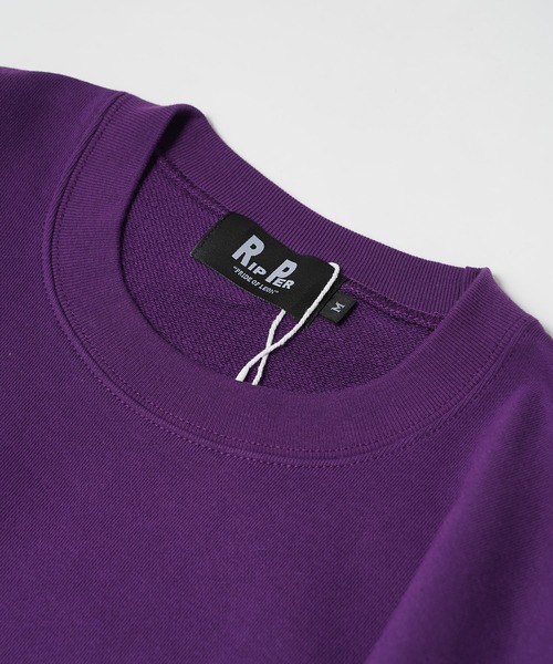 RIPPER(リッパー)の「【RIPPER】-ZOZOTOWN限定- RP刺繍 トレーナー / RP embroidery sweatshirt(スウェット・メンズ・ブラック/パープル/ホワイト・S/M/L)」の18枚目の写真