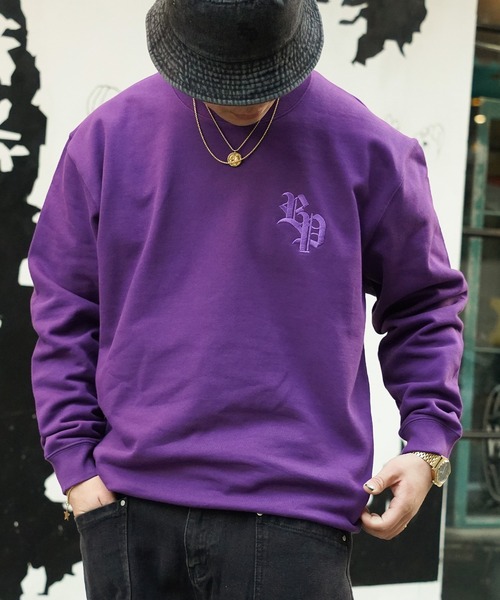 RIPPER(リッパー)の「【RIPPER】-ZOZOTOWN限定- RP刺繍 トレーナー / RP embroidery sweatshirt(スウェット・メンズ・ブラック/パープル/ホワイト・S/M/L)」の14枚目の写真