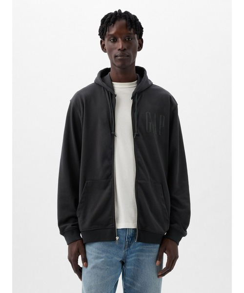 GAP（ギャップ）の「GAPロゴ ジップアップパーカー(ユニセックス
