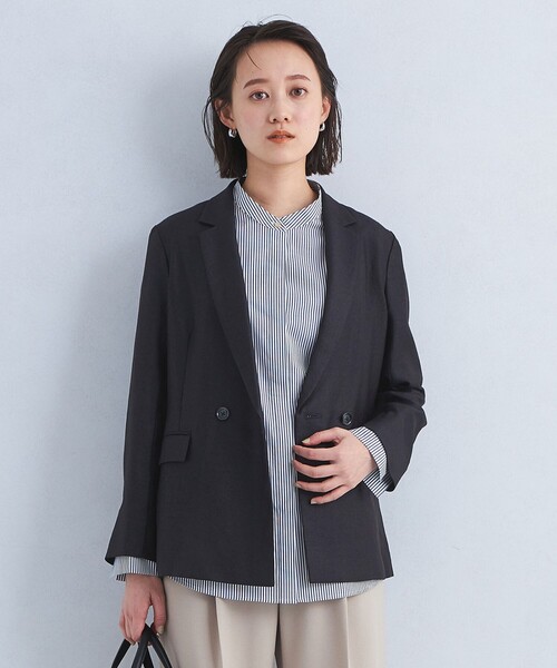 UNITED ARROWS green label relaxing ライトリネンライク ダブル