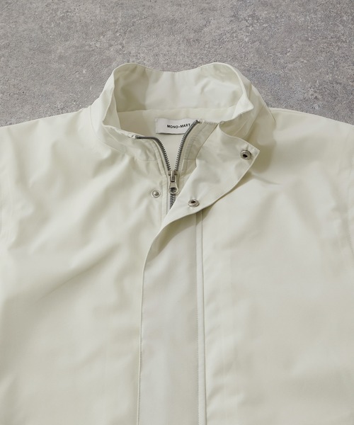 MONO-MART（モノマート）の「オーバートラック 比翼 ショートジップベスト（ベスト・レディース・アイボリー/ブラック/チャコール/ネイビー/ライトグレー・L/M/S）」の18枚目の写真