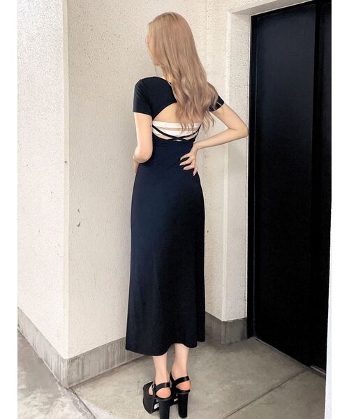 GYDA（ジェイダ）の「BACK OPENカップ付きフレアロング