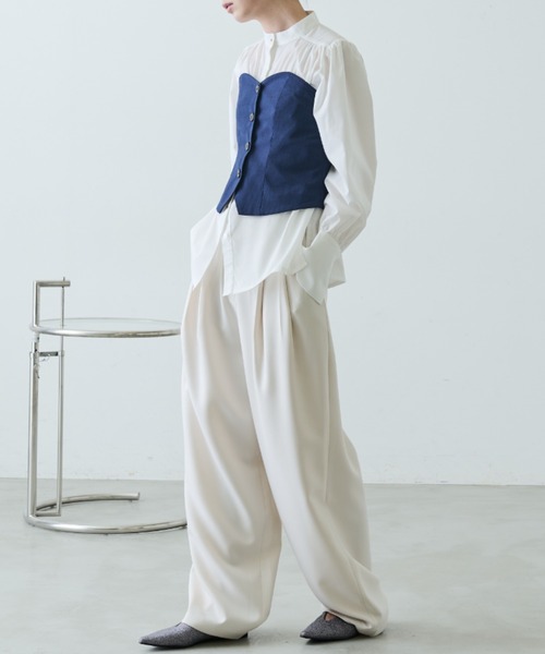 Drawer - 新品♡シーニュ Cygne♡フロントボタン ビスチェ GU公式 | フロントボタンビスチェ