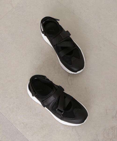 N.（N. Natural Beauty Basic）（エヌエヌナチュラルビューティーベーシック）の「◆メッシュスニーカー（スニーカー・レディース・オフホワイト/ブラック・MEDIUM/LARGE）」の7枚目の写真