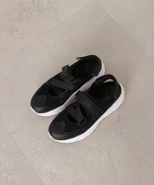 N.（N. Natural Beauty Basic）（エヌエヌナチュラルビューティーベーシック）の「◆メッシュスニーカー（スニーカー・レディース・オフホワイト/ブラック・MEDIUM/LARGE）」の6枚目の写真