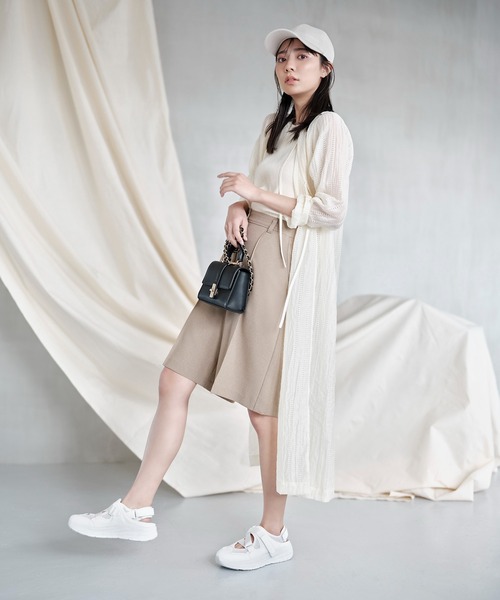 N.（N. Natural Beauty Basic）（エヌエヌナチュラルビューティーベーシック）の「◆メッシュスニーカー（スニーカー・レディース・オフホワイト/ブラック・MEDIUM/LARGE）」の3枚目の写真