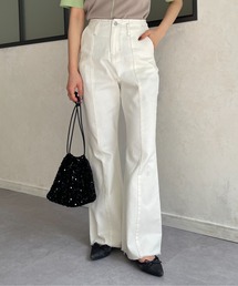 Thevon | セミフレアデニムパンツ(デニムパンツ)