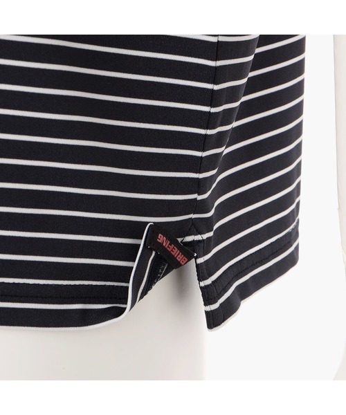 BRIEFING(ブリーフィング)の「【ブリーフィングゴルフ】MENS STRIPE HIGH NECK RELAXED FIT/メンズストライプハイネックリラックスドフィット(Tシャツ/カットソー・メンズ・ブルー/ブラック/ネイビー・L/M/XL/S)」の8枚目の写真
