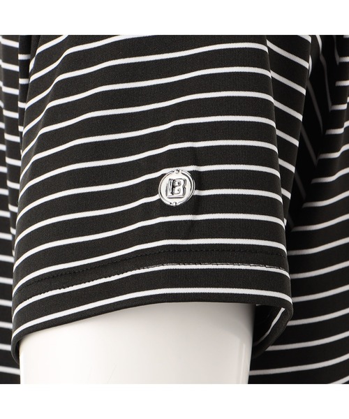 BRIEFING(ブリーフィング)の「【ブリーフィングゴルフ】MENS STRIPE HIGH NECK RELAXED FIT/メンズストライプハイネックリラックスドフィット(Tシャツ/カットソー・メンズ・ブルー/ブラック/ネイビー・L/M/XL/S)」の17枚目の写真