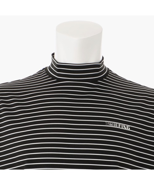BRIEFING(ブリーフィング)の「【ブリーフィングゴルフ】MENS STRIPE HIGH NECK RELAXED FIT/メンズストライプハイネックリラックスドフィット(Tシャツ/カットソー・メンズ・ブルー/ブラック/ネイビー・L/M/XL/S)」の21枚目の写真