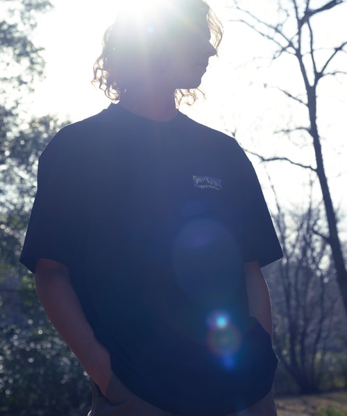 ragged mountain(ラギットマウンテン)の「【RAGGED MOUNTAIN/ラギットマウンテン】 SUTTON ショートスリーブT(Tシャツ/カットソー・メンズ・ホワイト/ブラック/ベージュ/パープル/グレイッシュブルー・MEDIUM/LARGE/X-LARGE)」の10枚目の写真