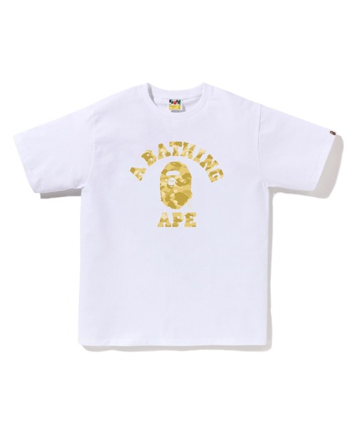 COLOR CAMO COLLEGE TEE M（Tシャツ/カットソー）｜A BATHING