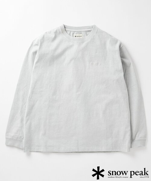 新品）SNOWPEAK × JOURNAL STANDARD 別注 ロンＴ Ｍ 別注スノーピーク｜
