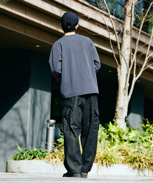 JOURNAL STANDARD(ジャーナルスタンダード)の「SNOW PEAK × JOURNAL STANDARD / 別注 Pigment Dyed Logo L/S Tshirt(Tシャツ/カットソー・メンズ・ブラック系その他/ライトグレー/ピンク/ネイビー・MEDIUM/LARGE/X-LARGE)」の12枚目の写真