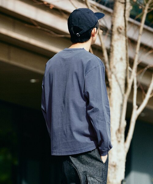 JOURNAL STANDARD(ジャーナルスタンダード)の「SNOW PEAK × JOURNAL STANDARD / 別注 Pigment Dyed Logo L/S Tshirt(Tシャツ/カットソー・メンズ・ブラック系その他/ライトグレー/ピンク/ネイビー・MEDIUM/LARGE/X-LARGE)」の13枚目の写真