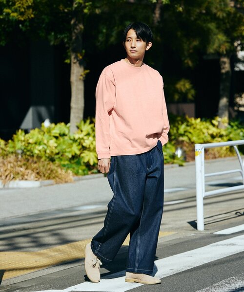JOURNAL STANDARD(ジャーナルスタンダード)の「SNOW PEAK × JOURNAL STANDARD / 別注 Pigment Dyed Logo L/S Tshirt(Tシャツ/カットソー・メンズ・ブラック系その他/ライトグレー/ピンク/ネイビー・MEDIUM/LARGE/X-LARGE)」の19枚目の写真