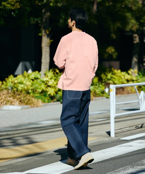 JOURNAL STANDARD(ジャーナルスタンダード)の「SNOW PEAK × JOURNAL STANDARD / 別注 Pigment Dyed Logo L/S Tshirt(Tシャツ/カットソー・メンズ・ブラック系その他/ライトグレー/ピンク/ネイビー・MEDIUM/LARGE/X-LARGE)」の22枚目の写真