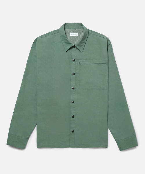 Saturdays NYC(サタデーズ ニューヨークシティ )の「Ryan Utility Ls Shirt(シャツ/ブラウス・メンズ・ブラック/ダークグリーン・L/M)」の2枚目の写真