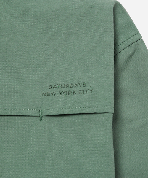 Saturdays NYC(サタデーズ ニューヨークシティ )の「Ryan Utility Ls Shirt(シャツ/ブラウス・メンズ・ブラック/ダークグリーン・L/M)」の7枚目の写真