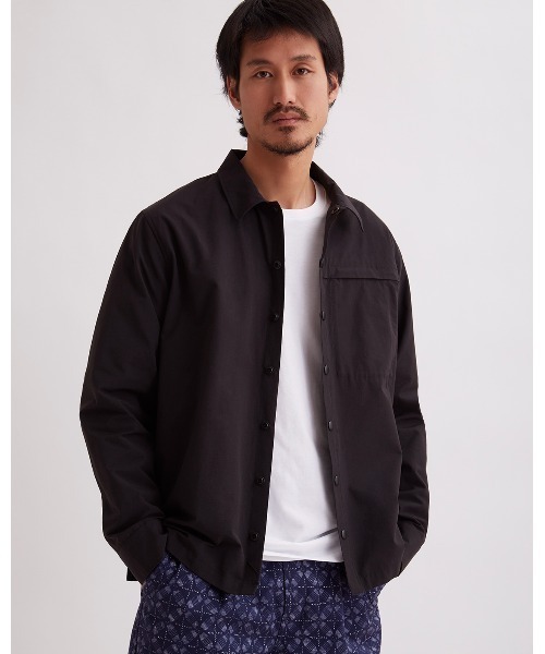 Saturdays NYC(サタデーズ ニューヨークシティ )の「Ryan Utility Ls Shirt(シャツ/ブラウス・メンズ・ブラック/ダークグリーン・L/M)」の1枚目の写真