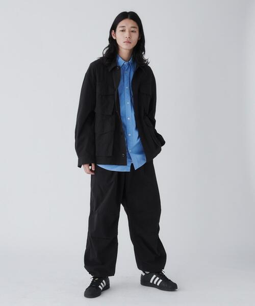 THE STANDARD（ザスタンダード）の「WEGO/サイドスリットパラシュートパンツ（カーゴパンツ・メンズ・ホワイト/ブラック/カーキ・LARGE/MEDIUM）」の21枚目の写真