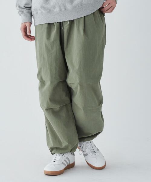 THE STANDARD（ザスタンダード）の「WEGO/サイドスリットパラシュートパンツ（カーゴパンツ・メンズ・ホワイト/ブラック/カーキ・LARGE/MEDIUM）」の6枚目の写真