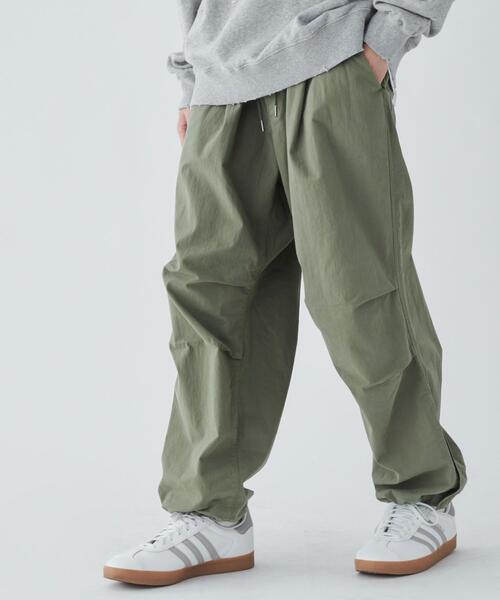 THE STANDARD（ザスタンダード）の「WEGO/サイドスリットパラシュートパンツ（カーゴパンツ・メンズ・ホワイト/ブラック/カーキ・LARGE/MEDIUM）」の7枚目の写真