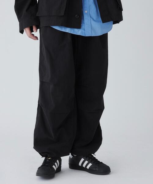 THE STANDARD（ザスタンダード）の「WEGO/サイドスリットパラシュートパンツ（カーゴパンツ・メンズ・ホワイト/ブラック/カーキ・LARGE/MEDIUM）」の12枚目の写真