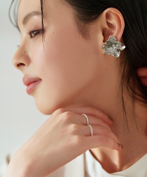 RUIRUE BOUTIQUE(ルイルエブティック)の「メタルビーズフラワー2WAYイヤリング(イヤリング・レディース・ゴールド/シルバー・FREE)」の19枚目の写真