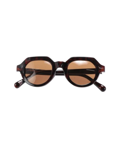 EVRIS（エヴリス）の「WIDE FRAME サングラス（サングラス・レディース・オレンジ/ブラック/ブラウン・FREE）」の2枚目の写真