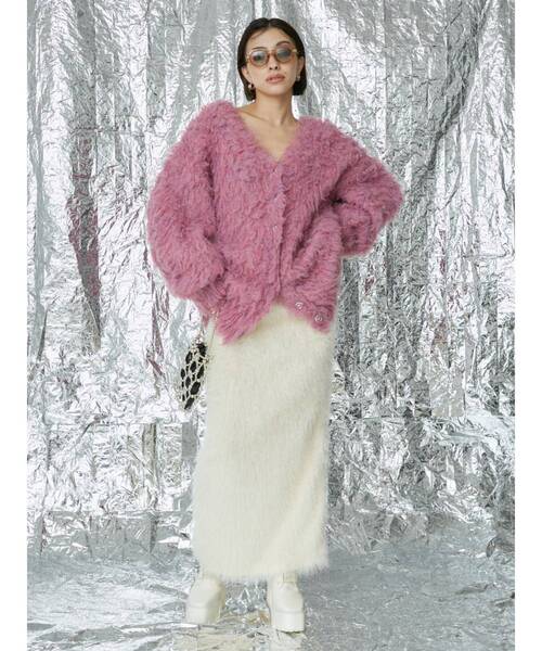 EVRIS（エヴリス）の「WIDE FRAME サングラス（サングラス・レディース・オレンジ/ブラック/ブラウン・FREE）」の6枚目の写真