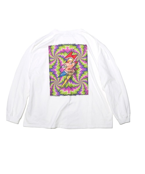 NATAL DESIGN(ネイタルデザイン)の「IWANTTOBELIEVE LONG SLEEVE(Tシャツ/カットソー・メンズ・グレー/ホワイト・X-LARGE/XX-LARGE)」の2枚目の写真