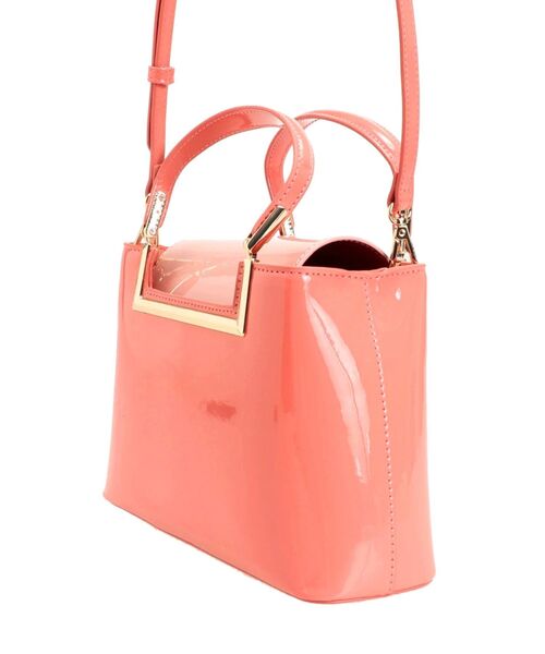 MERCURYDUO（マーキュリーデュオ）の「マルチウェイバイカラーミニBAG（ハンドバッグ・レディース・ピンク/ブラック/オフホワイト/シルバー/ゴールド/アイボリー・FREE）」の8枚目の写真