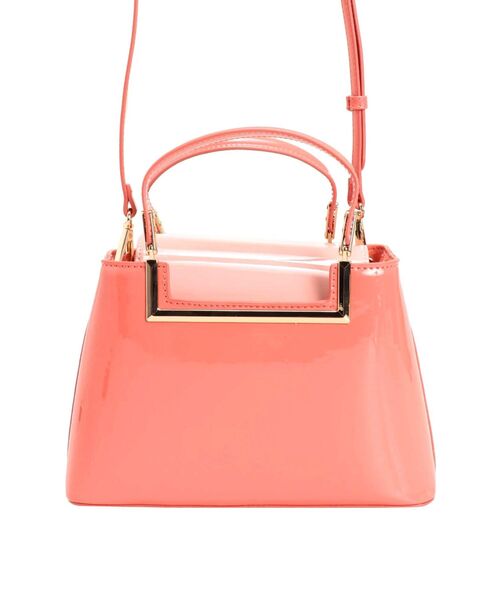 MERCURYDUO（マーキュリーデュオ）の「マルチウェイバイカラーミニBAG（ハンドバッグ・レディース・ピンク/ブラック/オフホワイト/シルバー/ゴールド/アイボリー・FREE）」の9枚目の写真