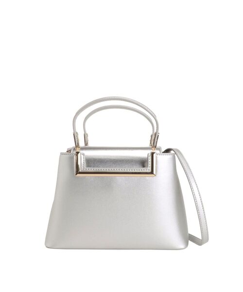 MERCURYDUO（マーキュリーデュオ）の「マルチウェイバイカラーミニBAG（ハンドバッグ・レディース・ピンク/ブラック/オフホワイト/シルバー/ゴールド/アイボリー・FREE）」の18枚目の写真