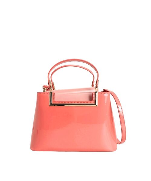 MERCURYDUO（マーキュリーデュオ）の「マルチウェイバイカラーミニBAG（ハンドバッグ・レディース・ピンク/ブラック/オフホワイト/シルバー/ゴールド/アイボリー・FREE）」の20枚目の写真