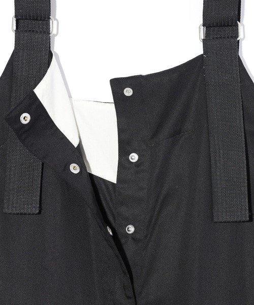 MILKFED.（ミルクフェド）の「TAPE OVERALL DRESS（ワンピース・レディース・オリーブ/ブラック・ONE SIZE）」の8枚目の写真