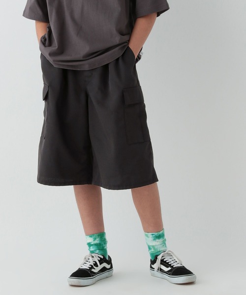 GLOBAL WORK（グローバルワーク）の「アソートカーゴショーツ/AND YUA ANY/107970（カーゴパンツ・キッズ・カモフラージュ/ブラック・150cm/160cm）」の6枚目の写真