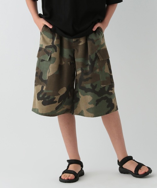 GLOBAL WORK（グローバルワーク）の「アソートカーゴショーツ/AND YUA ANY/107970（カーゴパンツ・キッズ・カモフラージュ/ブラック・150cm/160cm）」の11枚目の写真