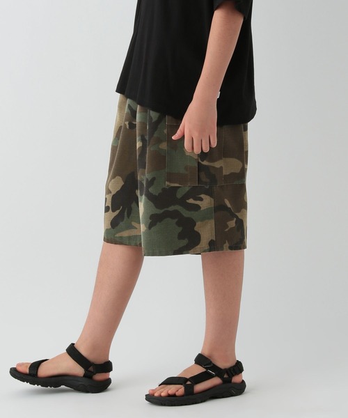 GLOBAL WORK（グローバルワーク）の「アソートカーゴショーツ/AND YUA ANY/107970（カーゴパンツ・キッズ・カモフラージュ/ブラック・150cm/160cm）」の12枚目の写真