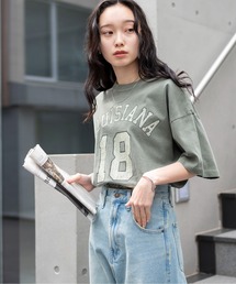 WEGO/【大人気アイテムがリバイバル!】ピグメントグラフィックT