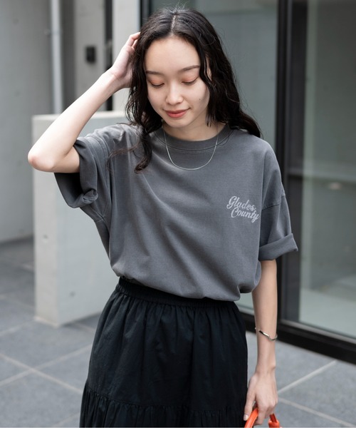 HANDMADEWORKS 2019  会場限定販売 シルエット TEE セール】WEGO/【大人気アイテムがリバイバル！】ピグメント