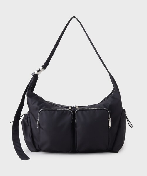 tk.TAKEO KIKUCHI（ティーケータケオキクチ）の「◆ダブルポケットビッグショルダーバッグ（ショルダーバッグ・メンズ・グレー系その他/ブラック系/ブラック・00）」の15枚目の写真