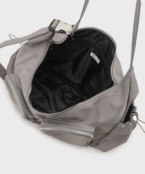tk.TAKEO KIKUCHI（ティーケータケオキクチ）の「◆ダブルポケットビッグショルダーバッグ（ショルダーバッグ・メンズ・グレー系その他/ブラック系/ブラック・00）」の19枚目の写真