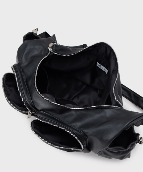 tk.TAKEO KIKUCHI（ティーケータケオキクチ）の「◆ダブルポケットビッグショルダーバッグ（ショルダーバッグ・メンズ・グレー系その他/ブラック系/ブラック・00）」の21枚目の写真