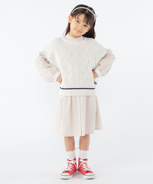 SHIPS（シップス）の「SHIPS KIDS:ガール フリル ソックス（ソックス/靴下・キッズ・ラベンダー/ホワイト/ネイビー・X-SMALL/SMALL/MEDIUM/LARGE）」の10枚目の写真