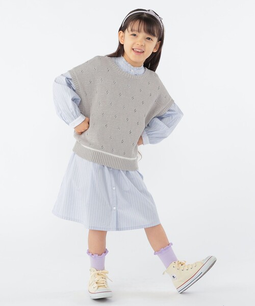SHIPS（シップス）の「SHIPS KIDS:ガール フリル ソックス（ソックス/靴下・キッズ・ラベンダー/ホワイト/ネイビー・X-SMALL/SMALL/MEDIUM/LARGE）」の21枚目の写真