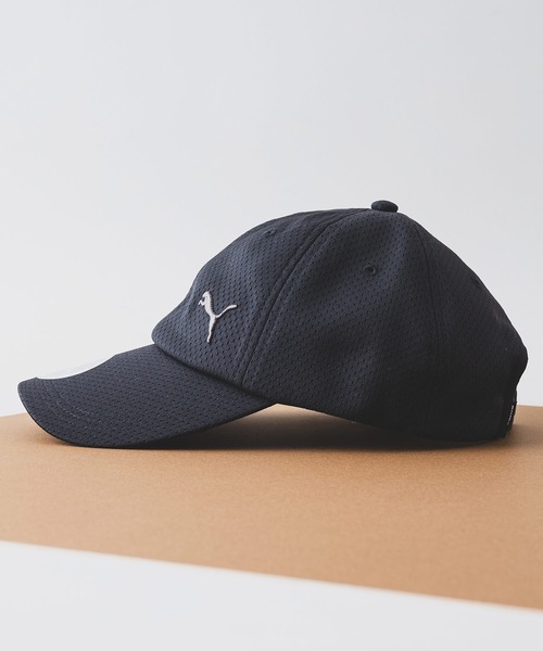 PUMA(プーマ)の「【PUMA/プーマ】ワンポイントメッシュキャップ(キャップ・メンズ・ネイビー/ブラック・FREE)」の8枚目の写真