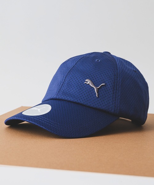 PUMA(プーマ)の「【PUMA/プーマ】ワンポイントメッシュキャップ(キャップ・メンズ・ネイビー/ブラック・FREE)」の5枚目の写真