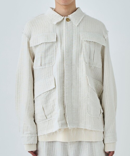 トップス DISCOVERED OMBRECHECK KILAKILA BLOUSON OMBRE CHECK KILAKILA BLOUSON（ブルゾン）｜DISCOVERED（ディスカバー